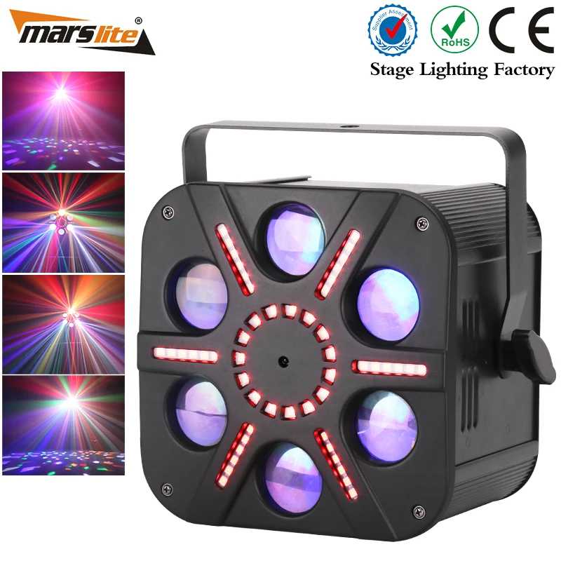 LED 해바라기 나이트 클럽 무대 효과 조명, 무대 조명 공장 도매, 5x8W R, G, B, W, A