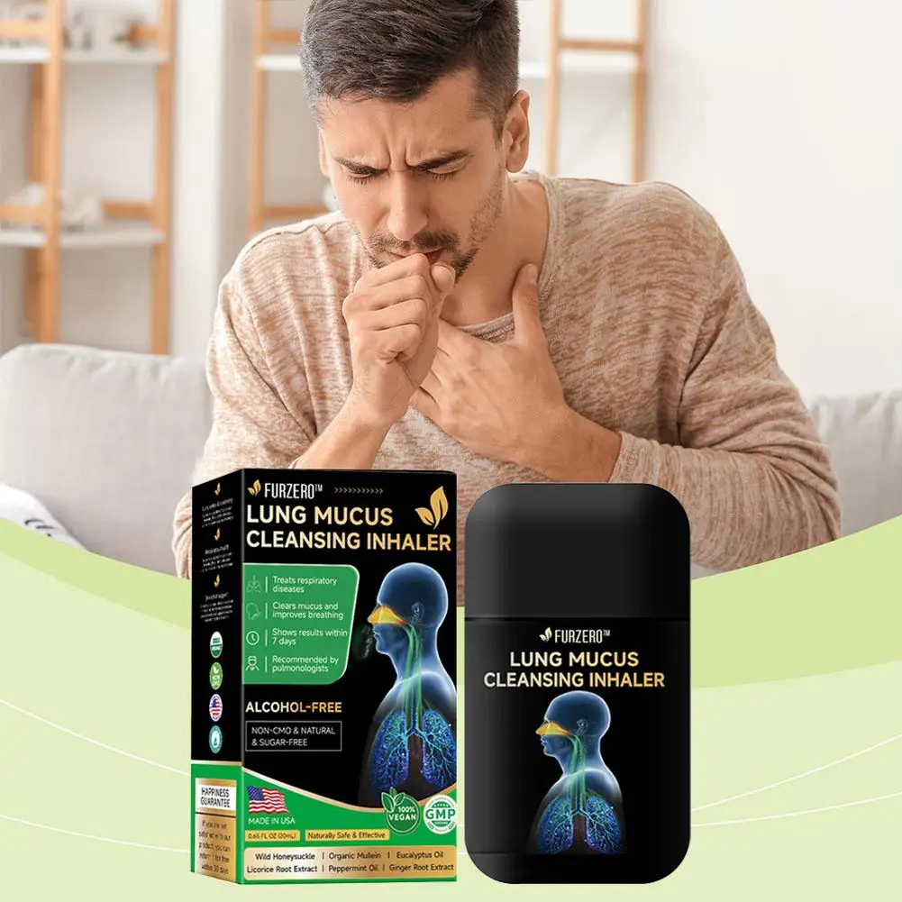 Lung Mucus Cleaning Inhaler Sleep Apnea Inhaler Liver Health Nasal Lung Cleanse Relief Discomfortion Nose HealthCare 1pc nasal inhaler