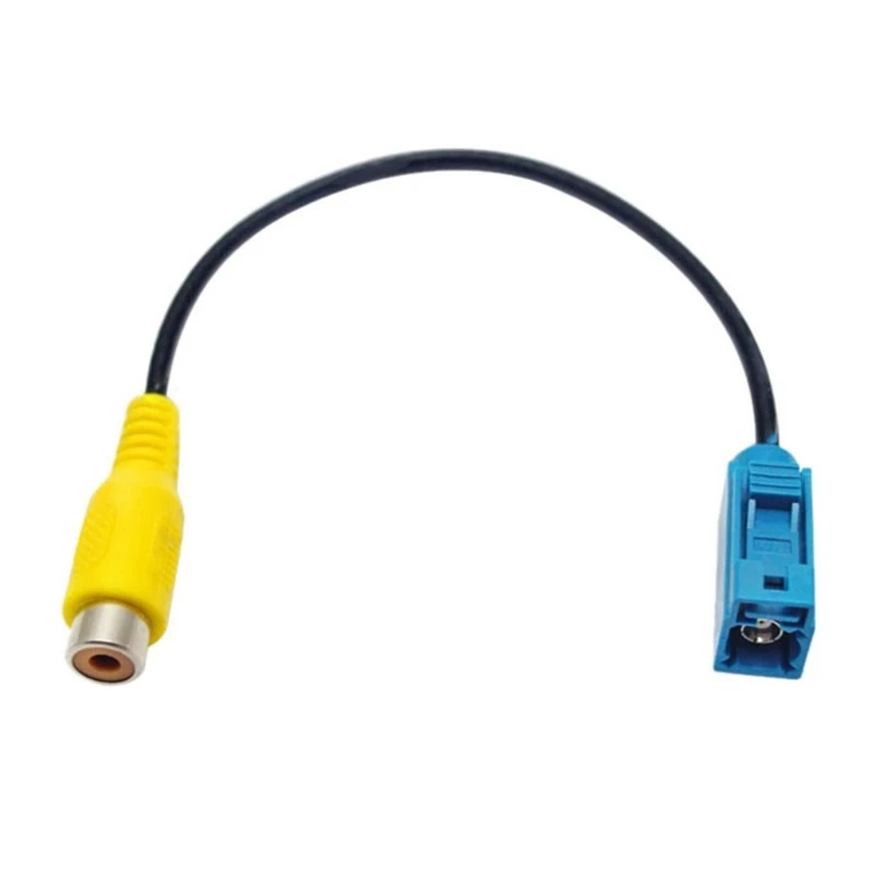 

Upgraded Car Reversing Camera Adaptor Cable Fakra Female to RCA Female Compatible wth C/E/GLKS80L 30cm/12-inches