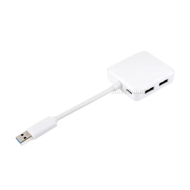 Raspberry Pi 공식 USB 3.0 허브 4포트 다운스트림 USB Type-A 데이터 전송 속도 최대 5Gbps 확장 허브