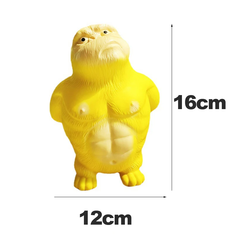 スクイーズおもちゃ黄色ゴリラこねる Pu 遅いリバウンドクリエイティブ