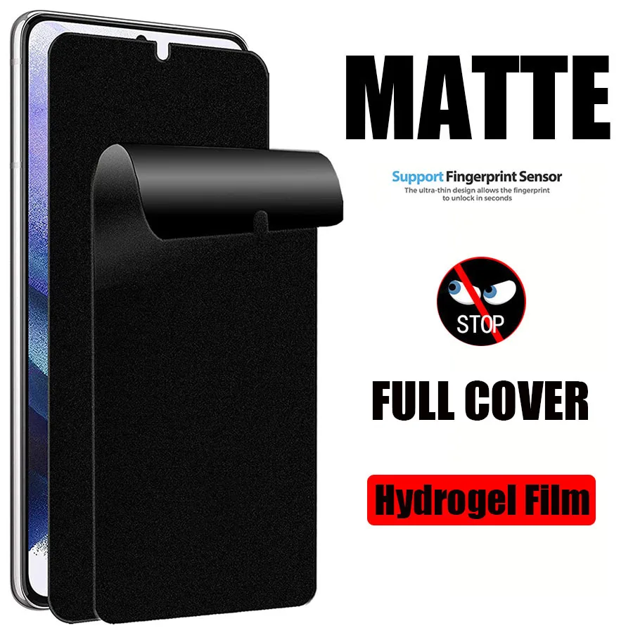 Tam kapak Anti casus mat hidrojel Film için Huawei P50 Pro ekran koruyucu Huawei P20 P30 P40 Pro P akıllı onur 50 Lite 9X 8X