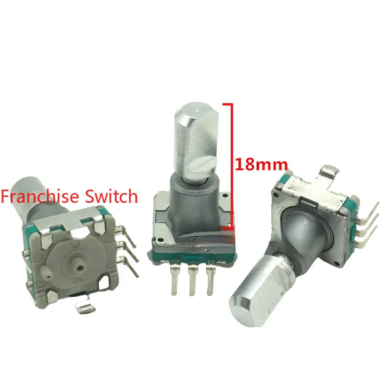 10 шт. кодировщик EC11 30:15 импульсный Поворот на 360 градусов 18 осевой переключатель кодирования полуобъема