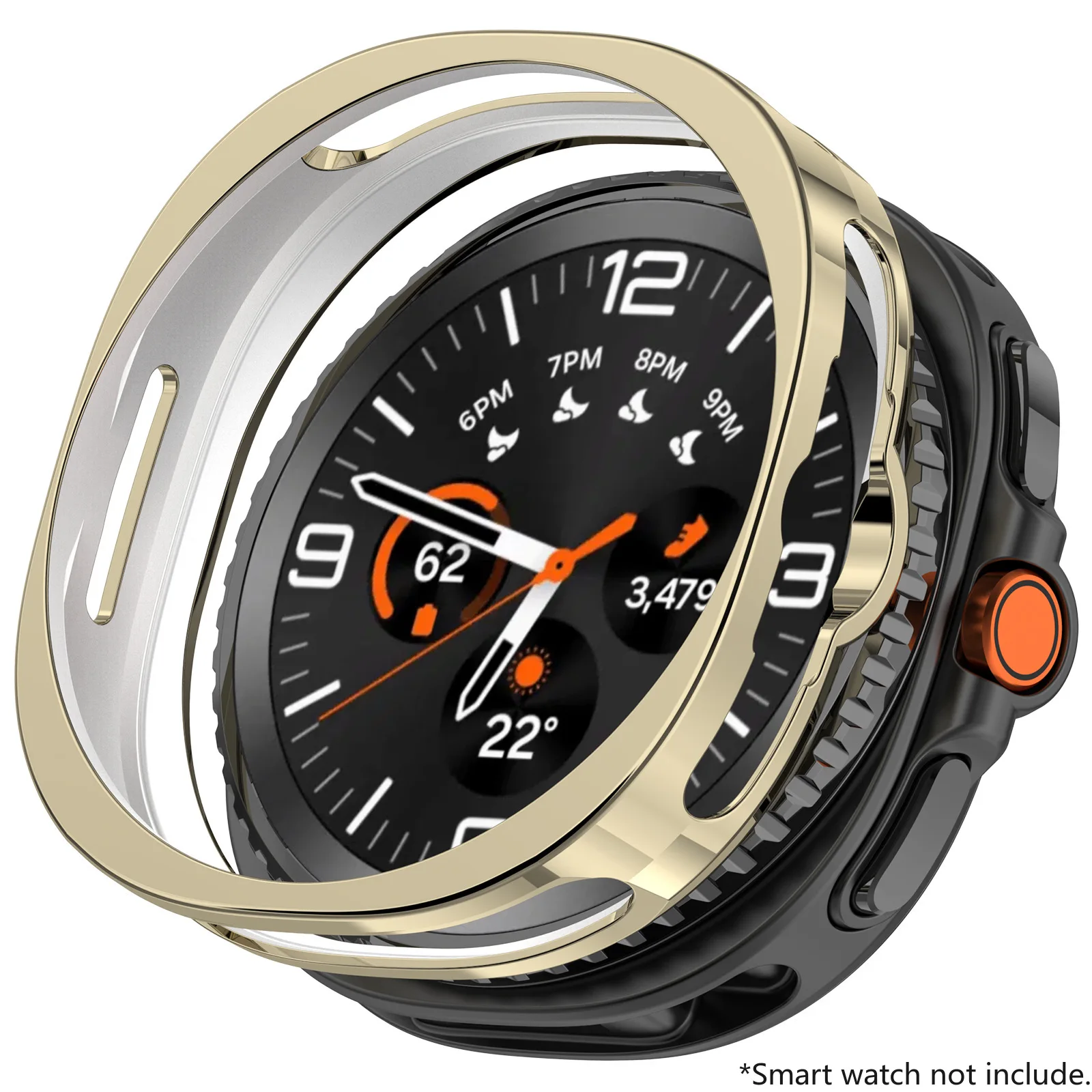 Soft TPU Protective Watch Case Cover – Hollow Out Design