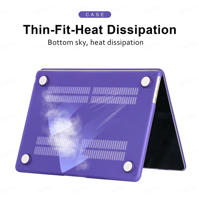 Matte Case Laptop Protection Cover For Macbook Pro Air M1 M2 13 14 - Technical View