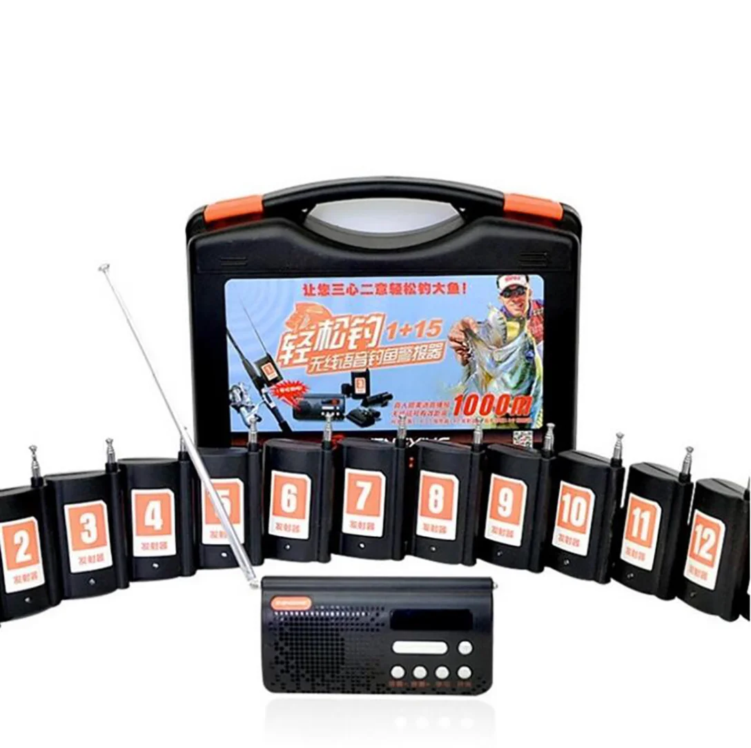

Sea Pole Voice Alarm Long-distance Fishing Wireless Fish Reminder Broadcast Receive Signal Electronic Bell