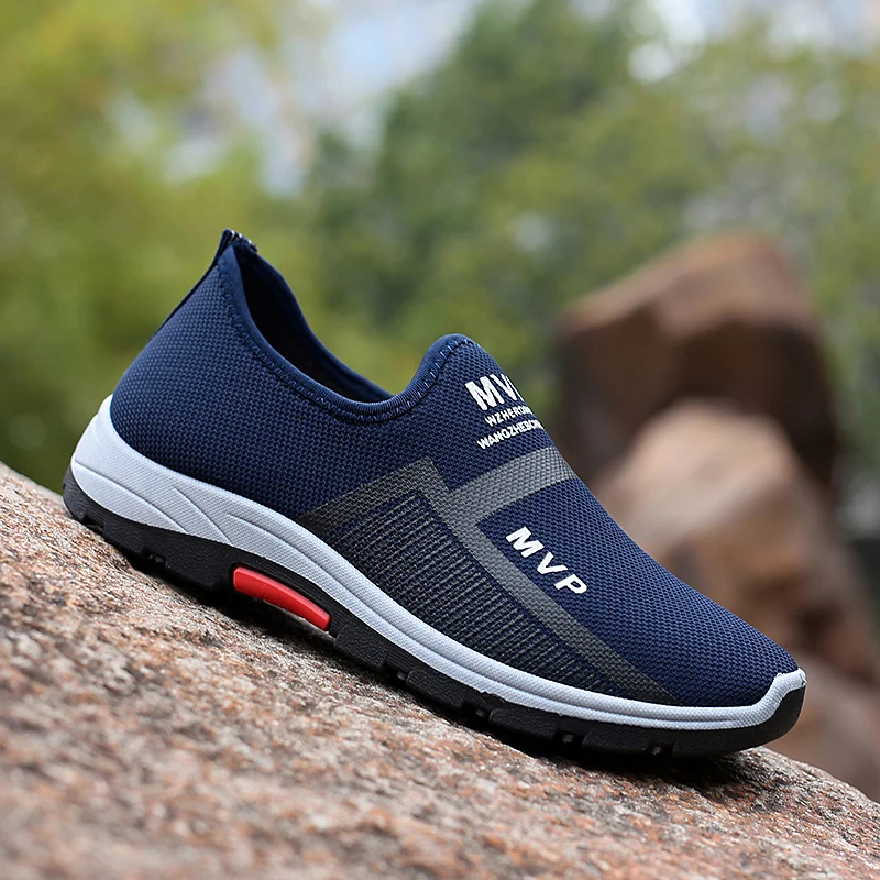 Summer Mesh Men Shoes Lightweight Sneakers Men Fashion Casual Walking Shoes Breathable Slip on Mens Loafers Zapatillas Hombre 4