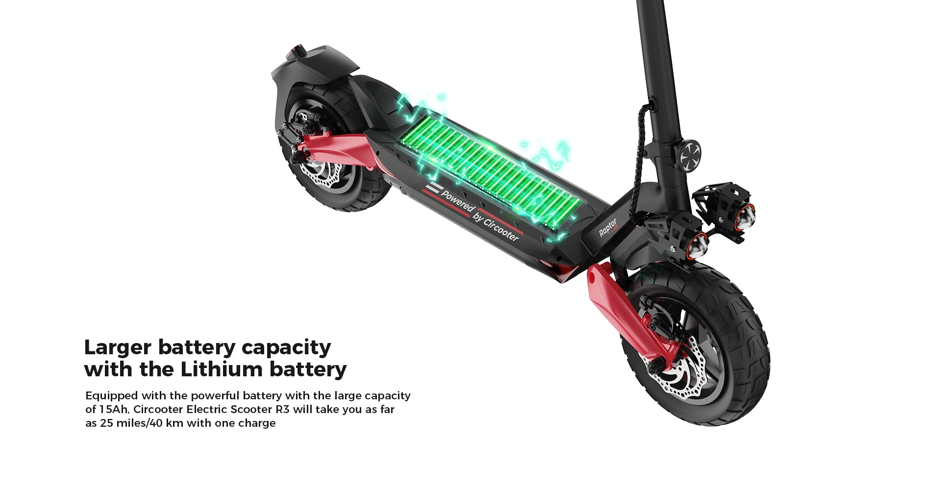 CIRCOOTER R3 Off Road Electric Scooter | Electric Power