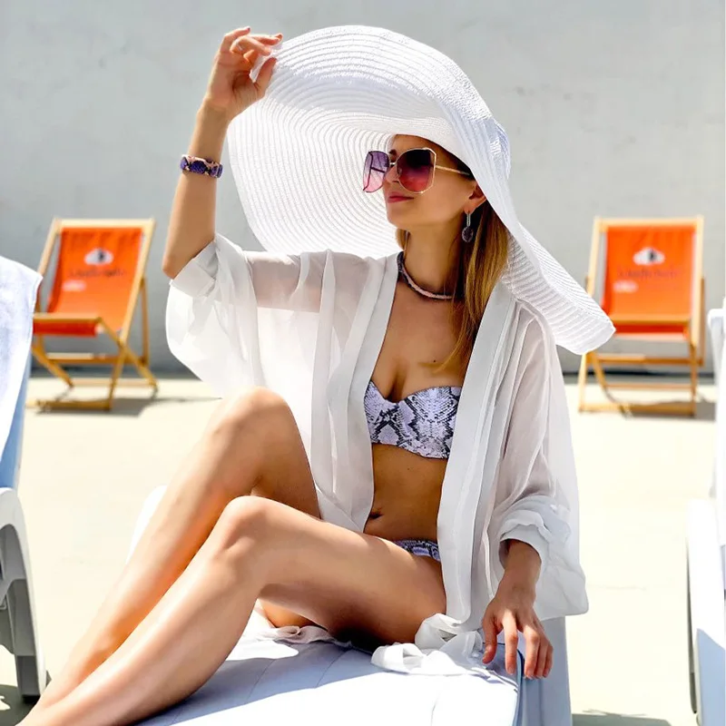80cm/90cm Super Large Brim Straw Sun Hats Women Summer Tourism Hat For Women  For Travel Ladies Beach Shading Sunscreen Overside - Sun Hats - AliExpress