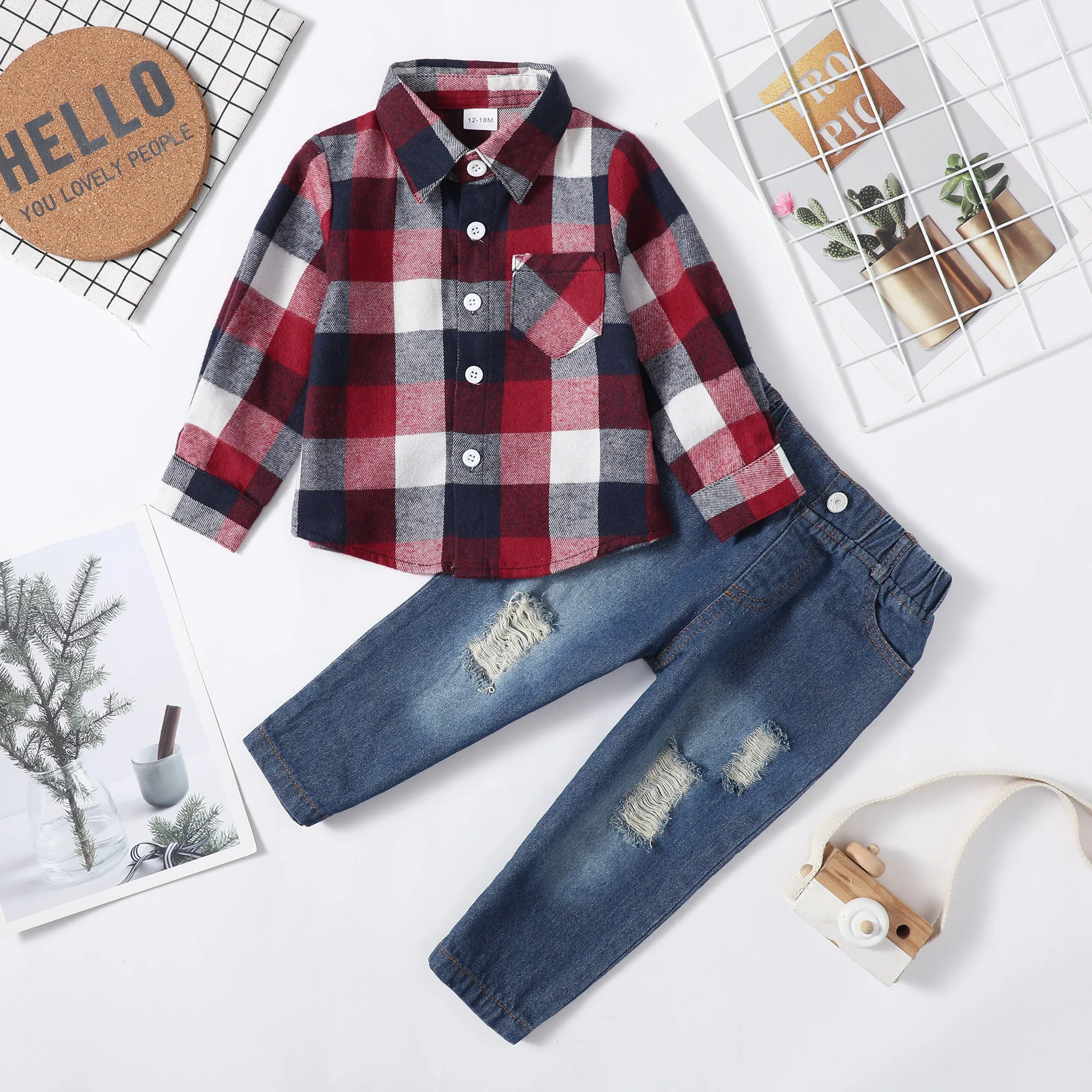Baby Boys Winter Denim Set 1
