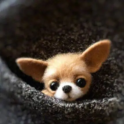 Kit Non finish Handcrafted Pocket Animal Pet Doll Toy Wool Needle Felting Kit Dog Cat Fox Rabbit needle felting kit wool felting kit needle felting painting kit