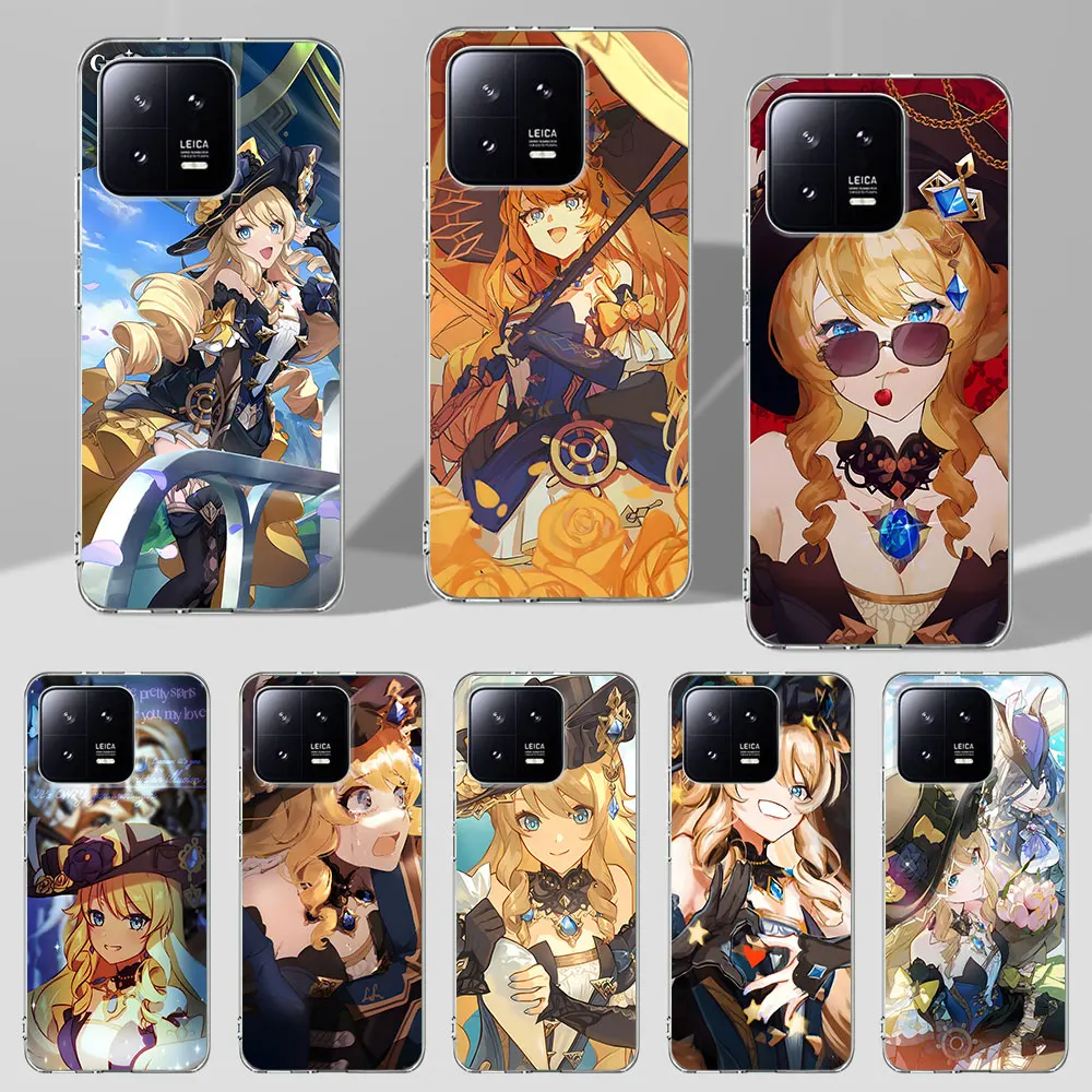 Custodia A Percussione Navia Genshin Per Xiaomi Mi 11 13 12T 10T 9T 11T Pro 11I A2 A3 12 12X 10 8 9 Lite Cover In Silicone Trasparente Per Telefono
