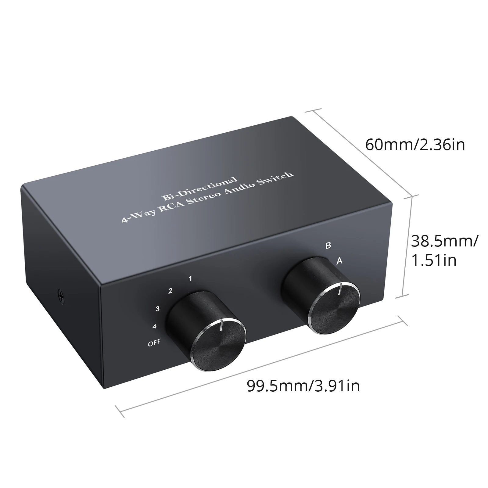 PROZOR 4  RCA ׷   ġ ñ,  ä  ó ø, OFF , 4X2, 2X4, L/R