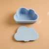 1PCS BPA Free Kids Silicone Food Storage Box Cartoon Baby Snack Box Portable Snacks Container With Lid Children's Tableware 2