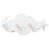Creative Cute Star Moon Cloud Shape Nail-free Wall Clothes Hooks Kids Room Decorative Key Hanging Hanger Kitchen Storage Hook 3
