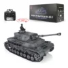 2.4G HENG LONG 1/16 Gray 7.0 Upgraded Panzer IV F2 RTR RC Tank 3859 Metal Tracks Metal Tracks Gearbox Speaker BB Pellets TH17414 6