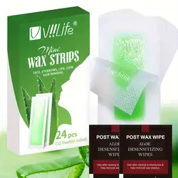 Gentle & Efficient Hair Removal Wax Strips (24pcs)
