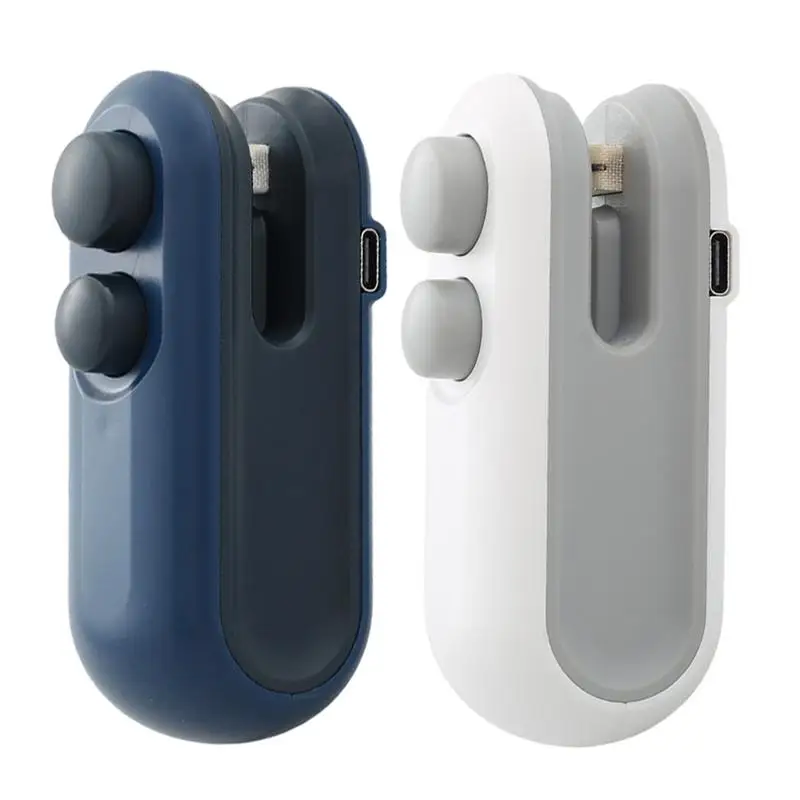 

Mini Bag Sealing Machine Rechargeable Household Dual-purpose Sealer Magnetic Plastic Food Bag Sealer Kitchen Accessories