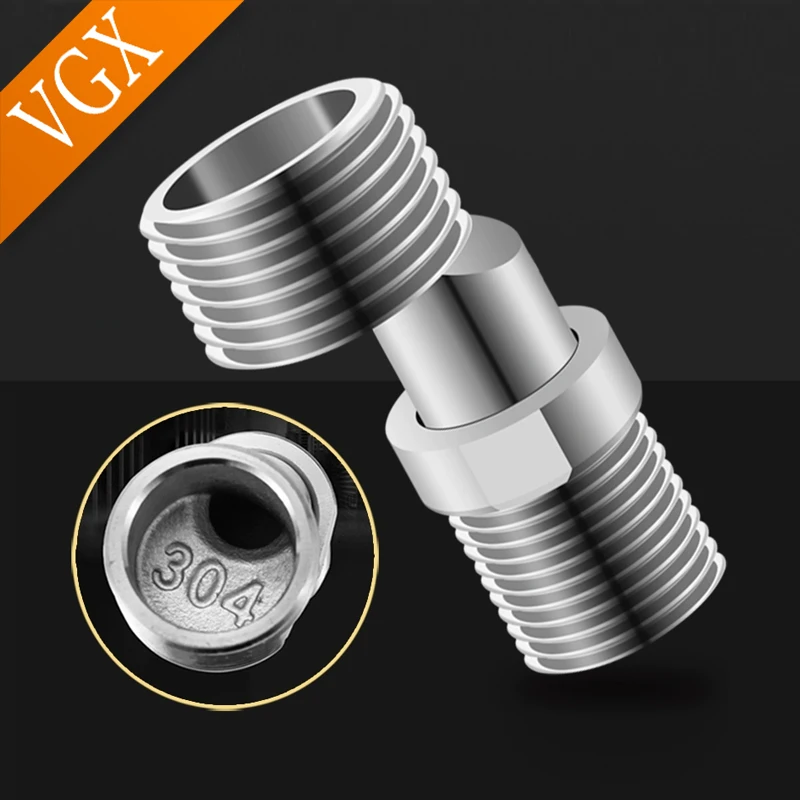 Shower Extension Corner Telescopic Curved Feet 360 Degree Adjustable Shower Faucet Angled Adapter for Bathroom Eccentric Screw faucet accessories