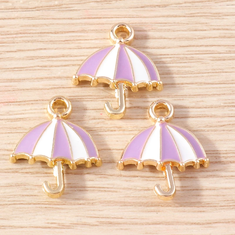 10 stücke Lila Farbe Nette Emaille Tier Eule Katze Vogel Charms Anhänger für Die DIY Ohrringe Halsketten Armbänder Schmuck Erkenntnisse – Detail 18