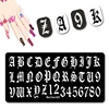 2121 Black Snake Image Nail Art Mold Chinese Zodiac Template Visual Animal Stamping Plate Snakeskin Nail Stencil #023 6