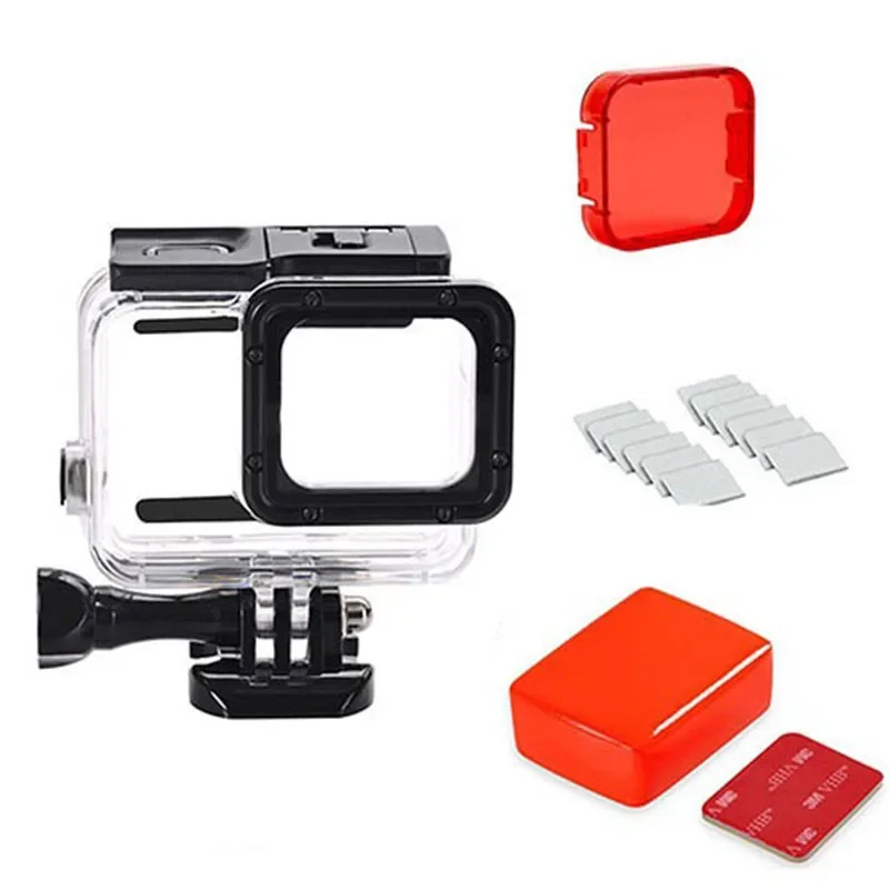 

45 м водонепроницаемый чехол для камеры Gopro Hero 5 6 Black Edition с базовым креплением защитный чехол для HERO 5 6 Аксессуары для Go Pro