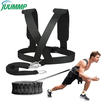 1Set Sled Harness Workout Resistance & Assistance Trainer Physical Training Resistance Rope Kit Improving Speed,Stamina,Strength