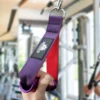 Heavy Duty Metal Gym Handles for  Cable Machine Attachment Resistance Bands Workout Two-color Double-layer Webbing Colorful Grip 5