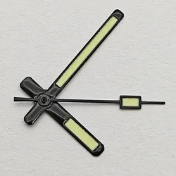 Premium Multicolor Luminous Watch Hands (Black - Green)