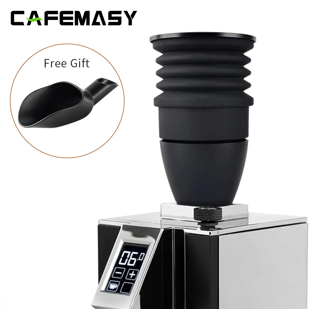 Macinacaffè Monodose Tramoggia Soffietto Macinacaffè Soffiaggio Bean Bin Strumento Di Pulizia Alluminio Per Eureka Mignon Coffeware