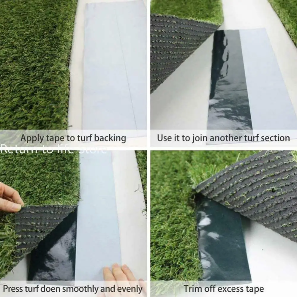Simulation Grass Turf Tape for Track And Field Garden Carpet Connection