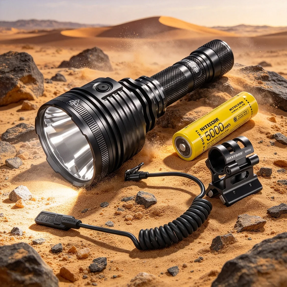  slider image of Rechargeable LED Flashlight 2000LM