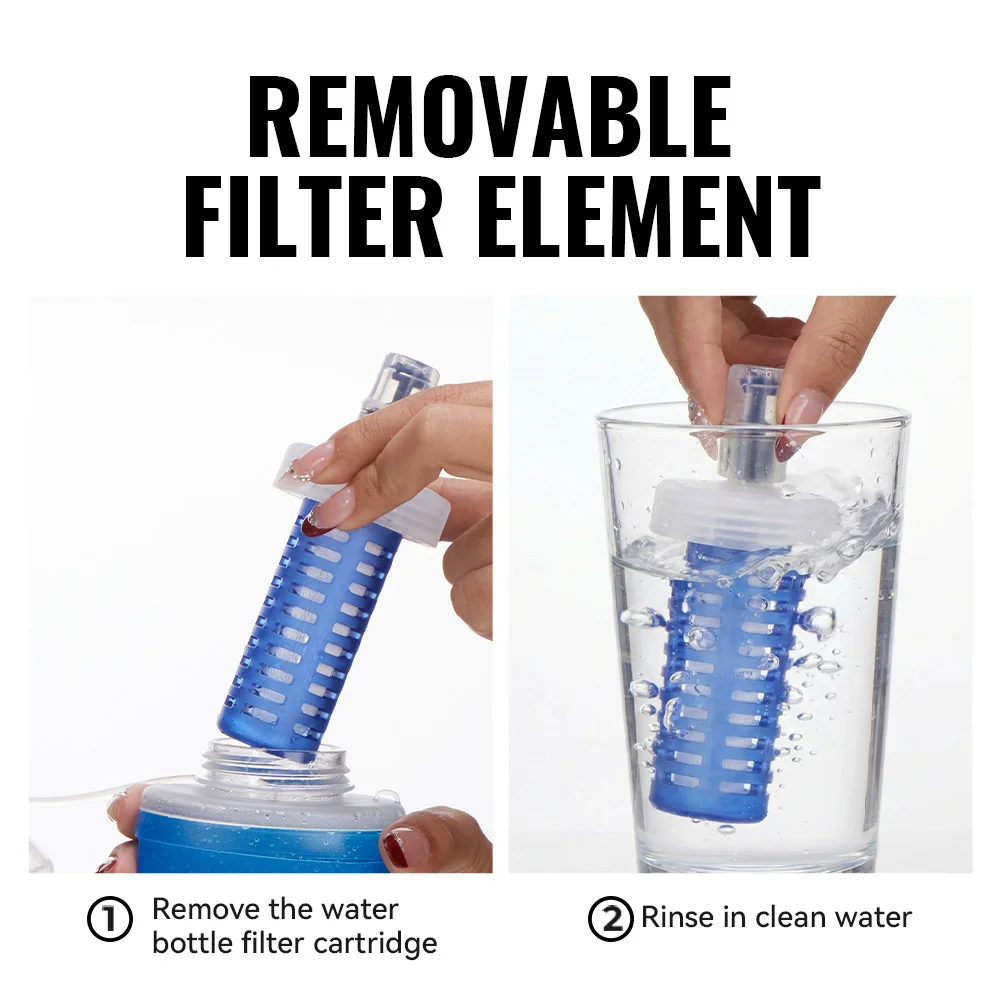 Ultralight Collapsible Water Filter Soft Flask