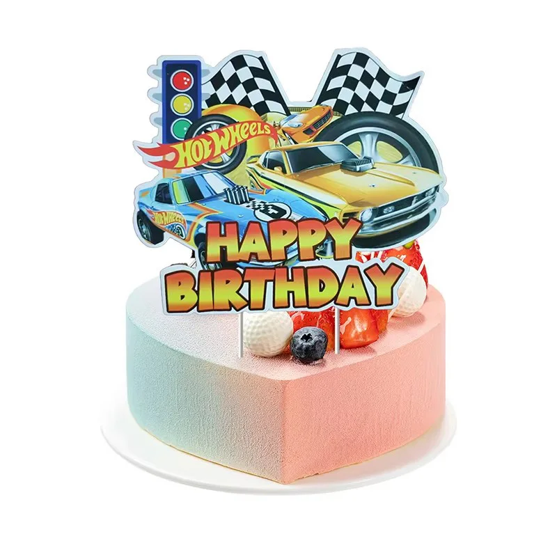 Hot Wheels Birthday Party Set - Racing Car Tableware Decor  Supplies