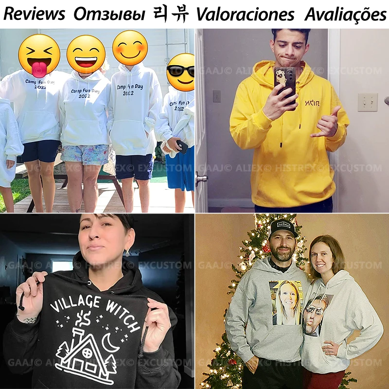 Custom Print 81% Cotton Premium Hoodie Customized Your Own Deisgn Photo Graphic Logo Men Womens Hoody Sweatshirt Pullover Gifts 3