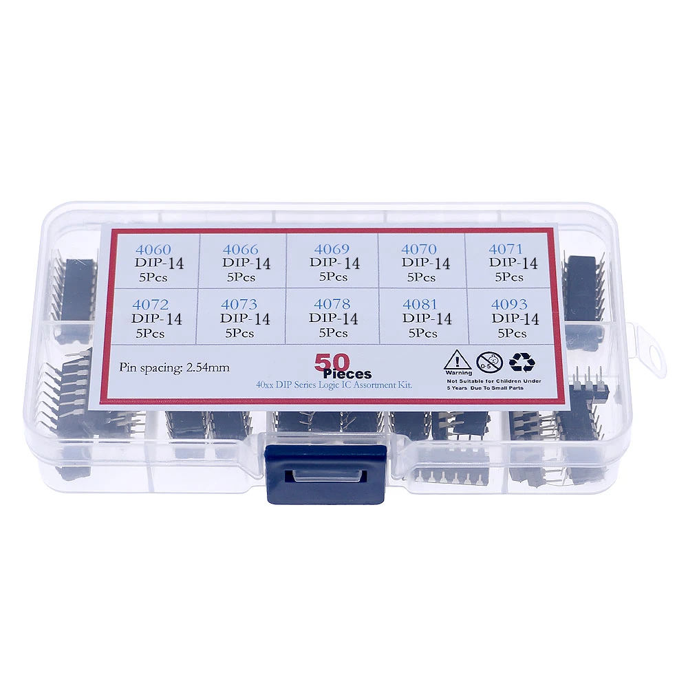 Chip IC Contatore/divisore Serie 4000 – Decenni, Vari Tipi Disponibili In DIP O SOP. Nuovo.