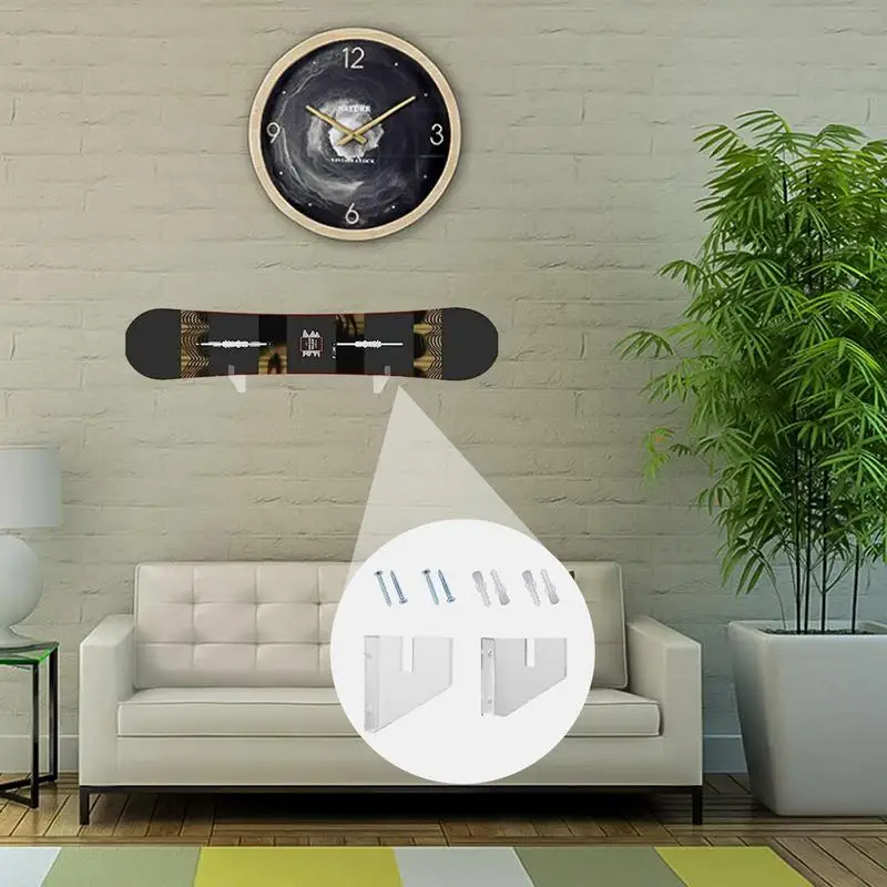 

Skateboard Hanger Snowboard Rack For Longboard Penny Board Skateboard Wall Mount Durable Transparent Acrylic Skateboard Shelf