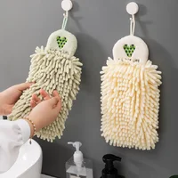 Chenille Soft Hand Towels for Home,Super Absorbent,Eco-Friendly Wipe Cloth with Hanging Loops, Kitchen and Bathroom Accessories 3