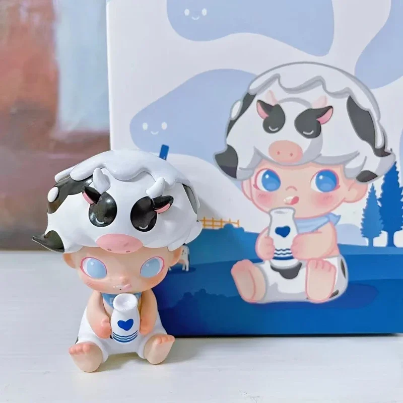 Exclusive Dimoo Yogurt Milk Blister Packge Figures Bottle