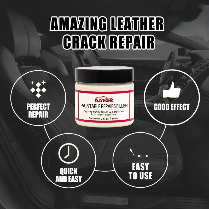 Leather Filler Repair Paste for Car Restoration