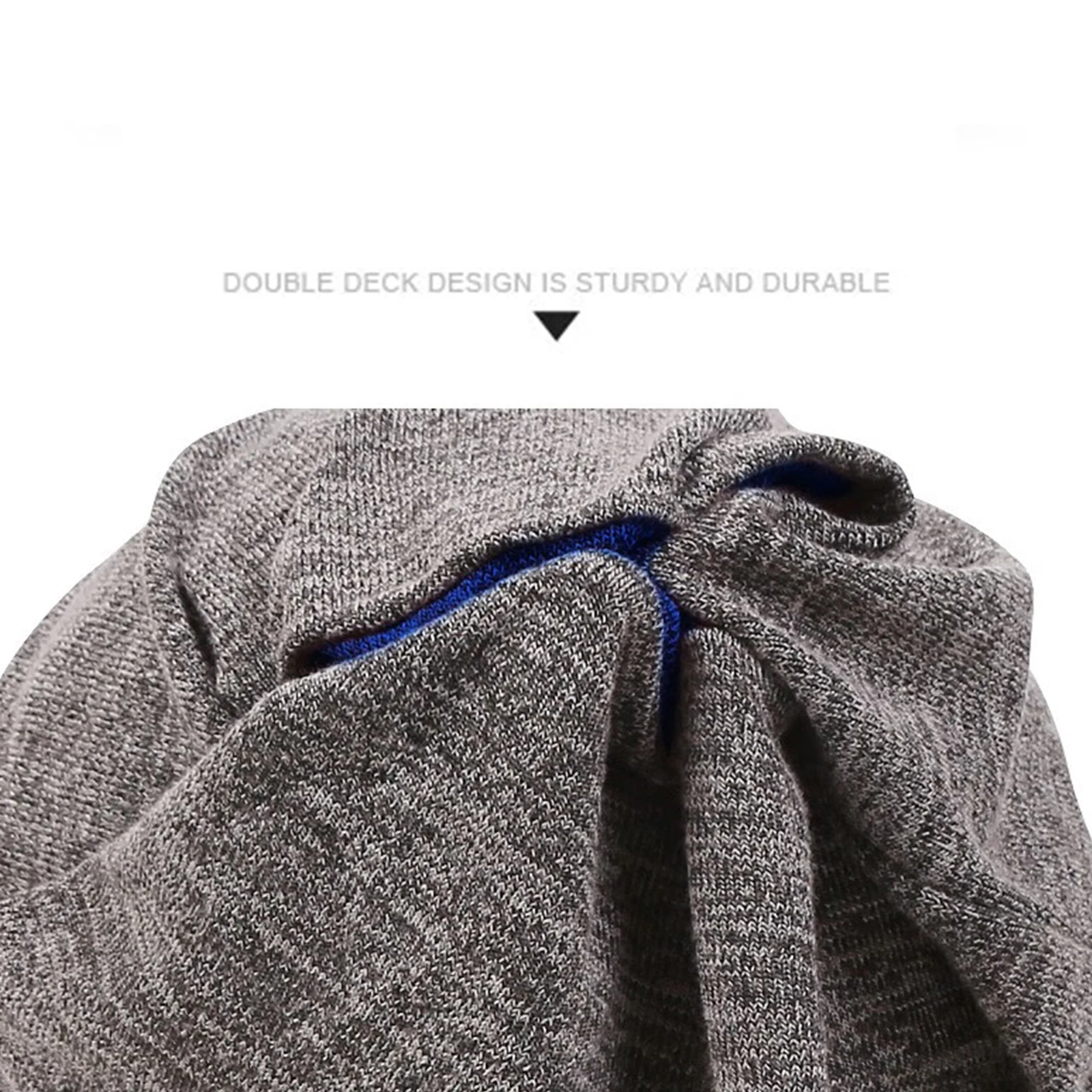 WRELS Winter Warm Hat Adult Cotton Wool Hats Soft Fordable Bonnet Unisex  Slouchy Winter Hats Casual Beanies Outdoor Sports