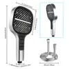High Pressure Shower Head 7 Modes Adjustable Showerhead With Hose Saving Water One-Key Stop Spray Nozzle Bathroom Accessories 6