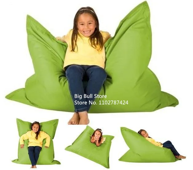 children red game bean bag , kids gaming sofa beanbags,outdoor oxford nylon waterproof bean sit lounger relax cushion cover only