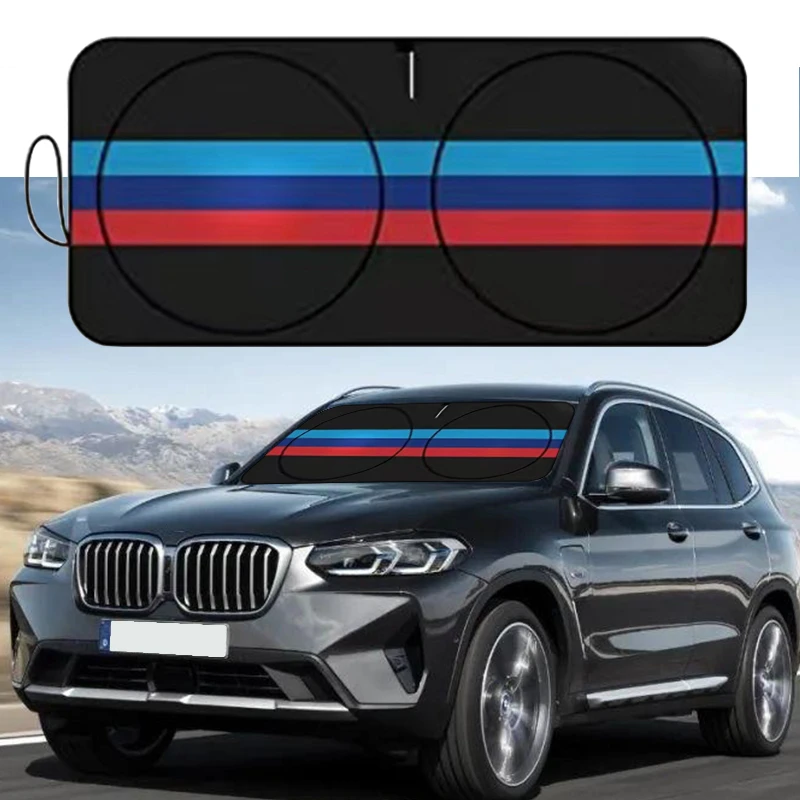 Tricolor Car Windshield Sunshade Cover Protector Front Window Sun