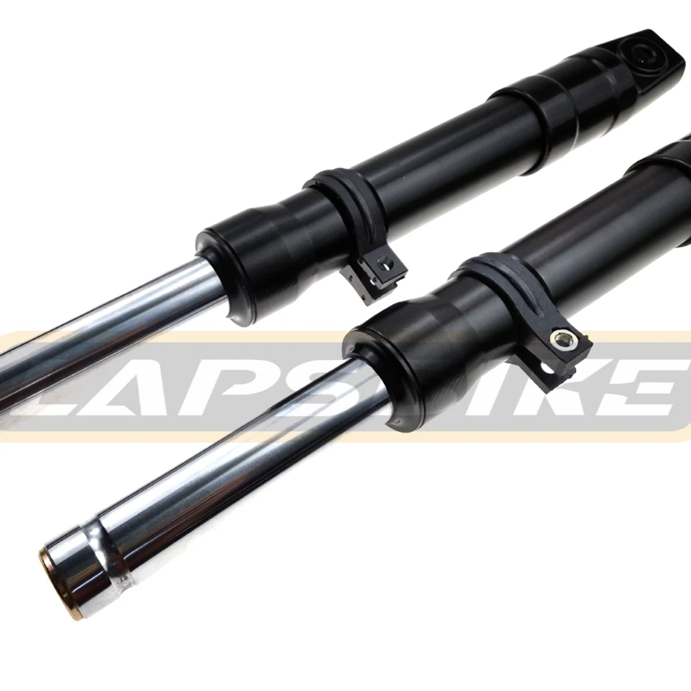 DIO50 AF17/18/27/28 ZX34/35 Z4 55/56 개조용 드럼 브레이크 프론트 쇼크 업소버 CNC 27코어 370mm 프론트 포크 쇼크 업소버