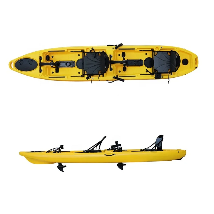 

Vicking 2 Person Kayak Fishing Foot Pedal Sit On Double Pedal Drive Kayak