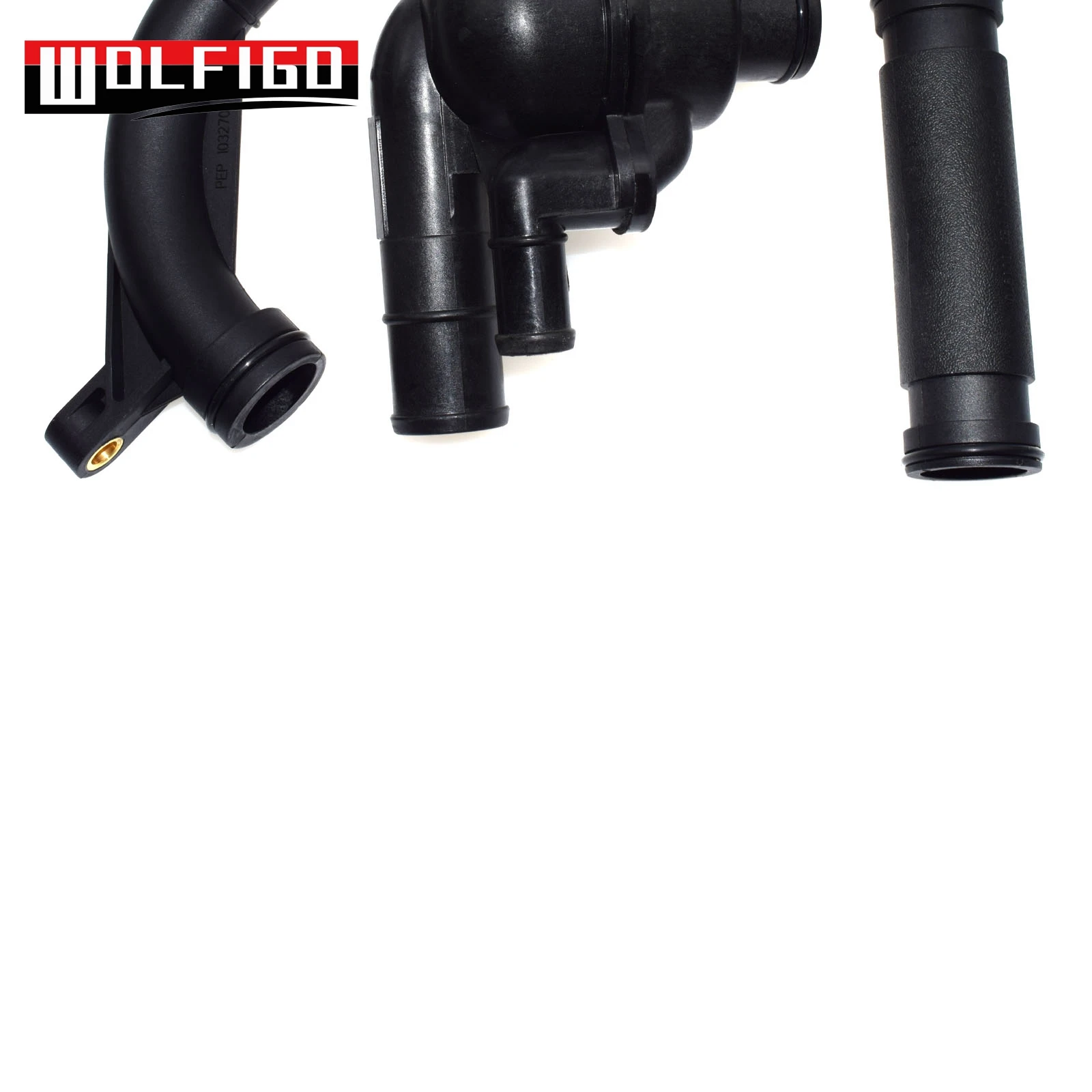WOLFIGO New for ROVER 75 45 800 Thermostat +Housing+Pipe Kit 3PCS PEM101050, PEP101970, PEP103270 flange engine cooling kit