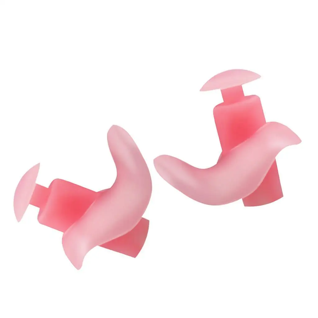 

Swimming Ear Plug Silicone Ears Plugs Earplugs for Hearing Protection Pink