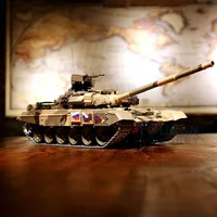 HENG LONG RC Tank 1/16 7.0 Upgraded Russia T90 3938 W/ 360° Turret Metal Tracks Remote Control Car Boys for Toys TH17850-SMT4 2