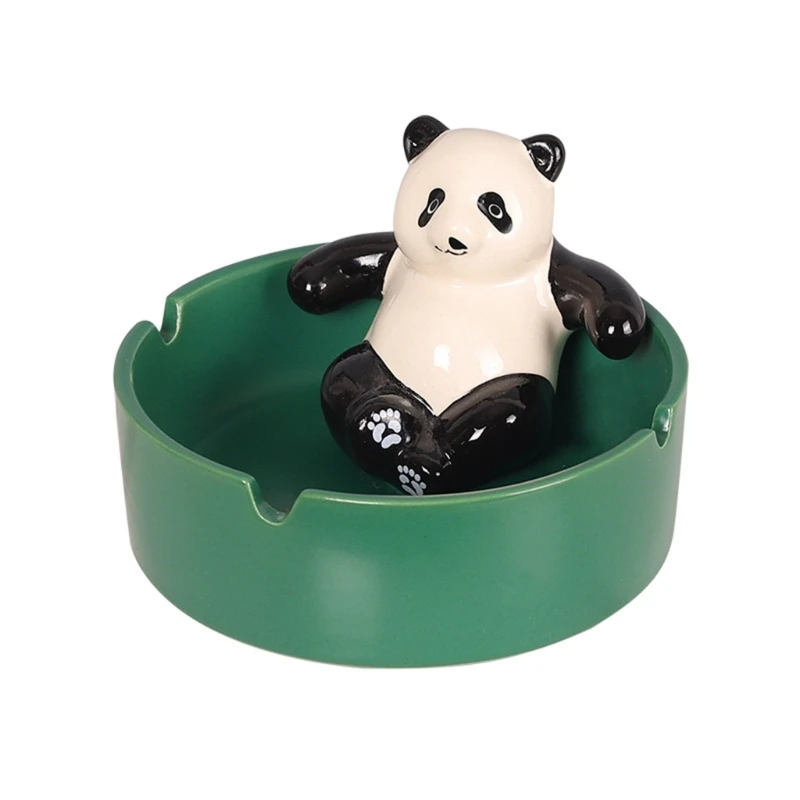 

Desktops Ashtray Animal Panda Cigarette Ashtray for Indoor and Outdoor Smoking